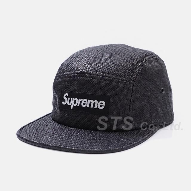 Supreme - Rafia Basketweave Camp Cap