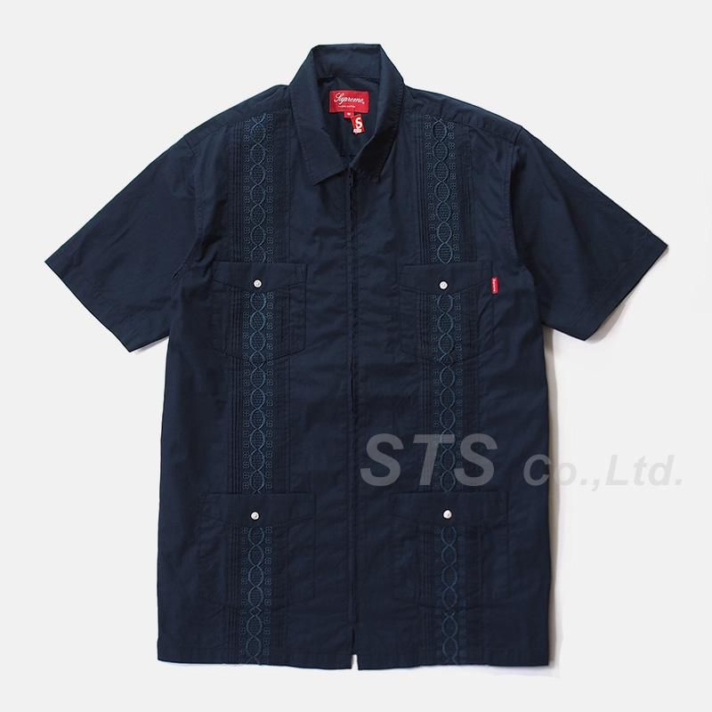 supreme zip shirt