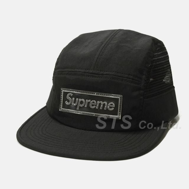 Supreme - Side Mesh Reflective Logo Camp Cap