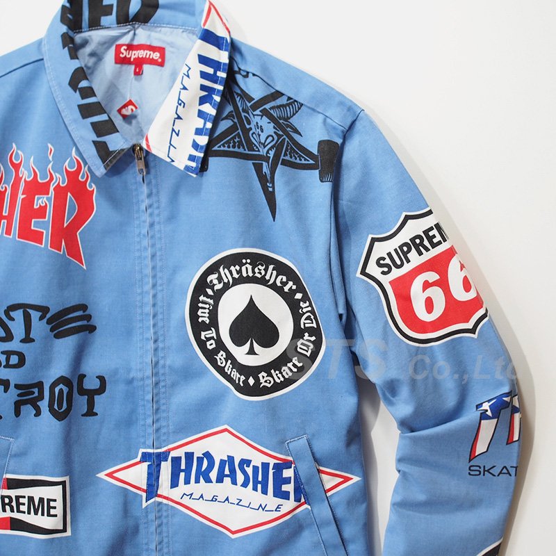 登坂広臣着 Supreme×THRASHER 15ss デニムジャケット M www.owipex.ch