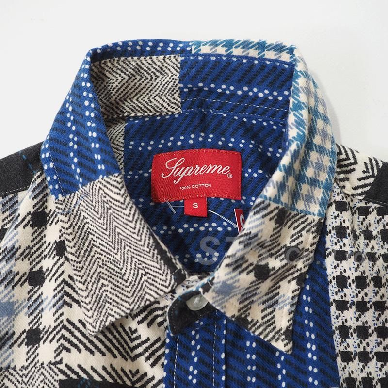 Supreme - Printed Patchwork Flannel Shirt - UG.SHAFT