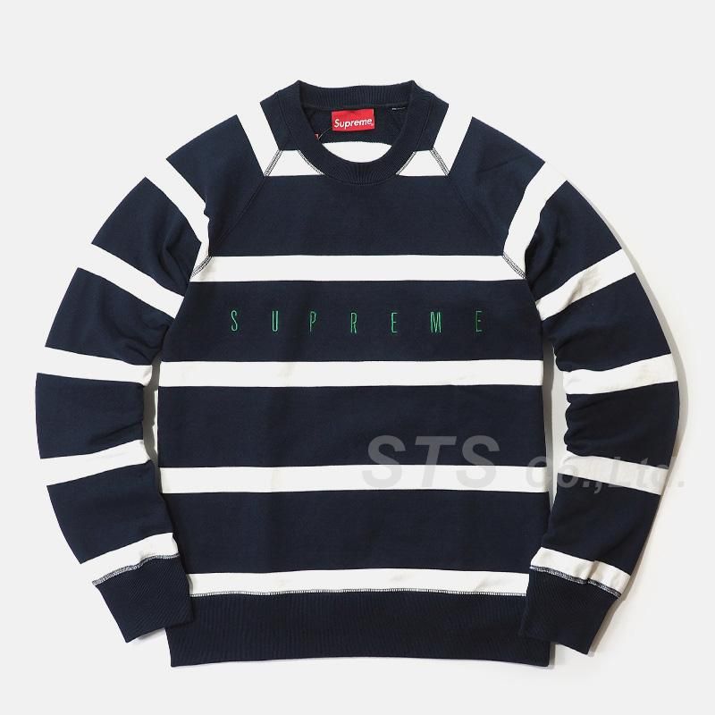 Supreme striped raglan sweater sale