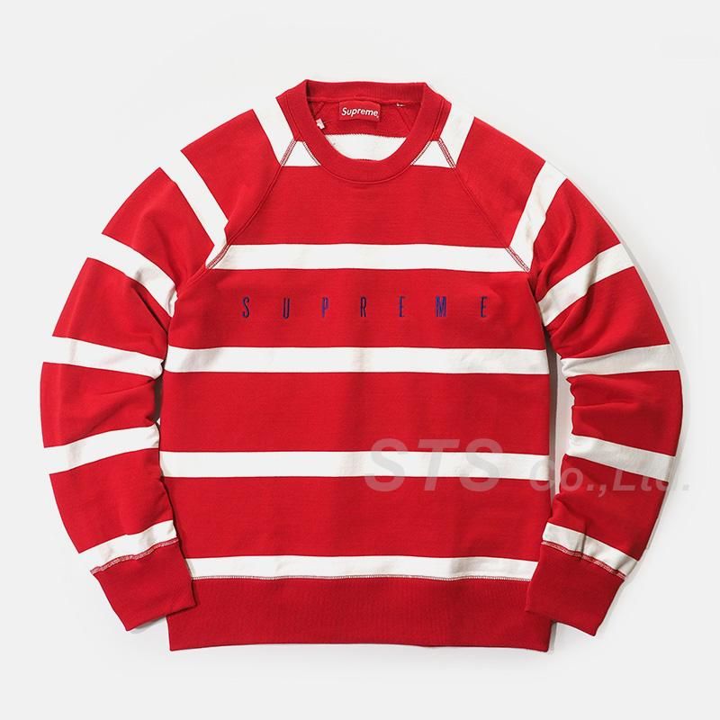 Supreme - Striped Raglan Crewneck - UG.SHAFT