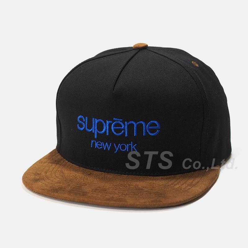 Supreme Classic Logo Suede Visor 5Panel | hartwellspremium.com