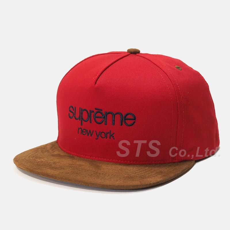 Supreme - Classic Logo Suede Visor 5 - Panel - UG.SHAFT