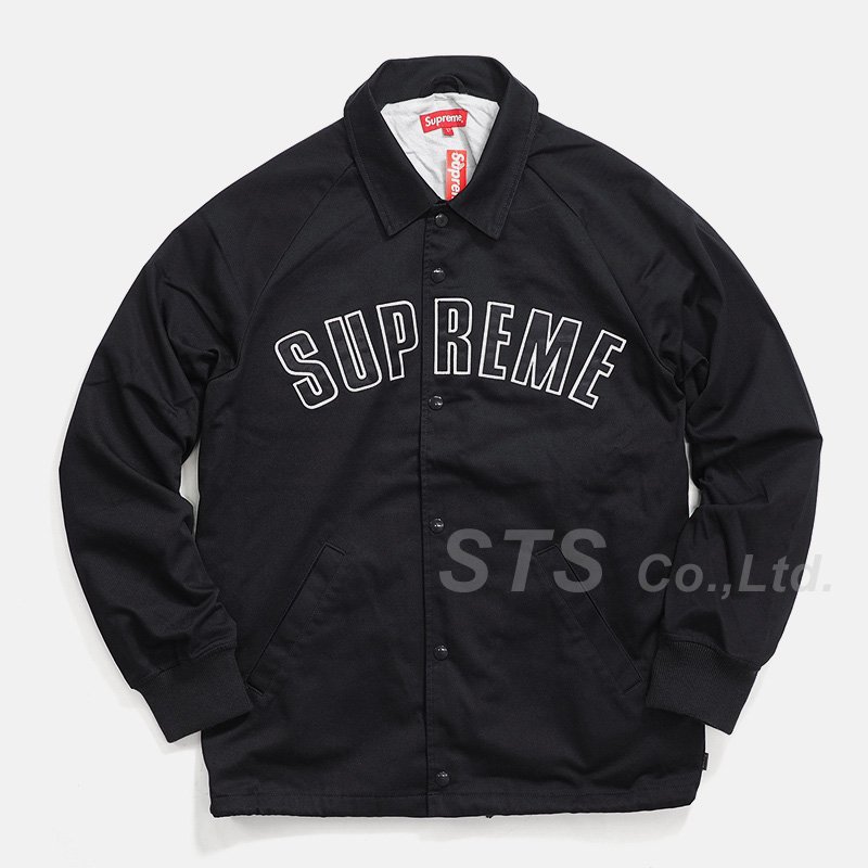 supreme Twill Coaches Jacket 15aw 黒 ブラック
