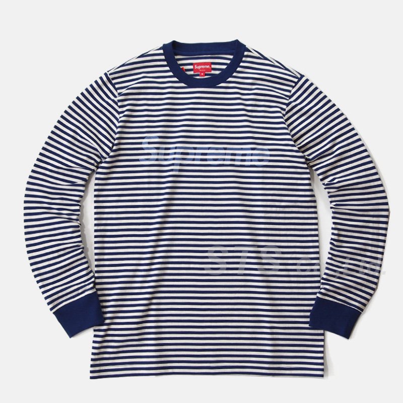 Supreme - Striped Logo L/S Top - UG.SHAFT