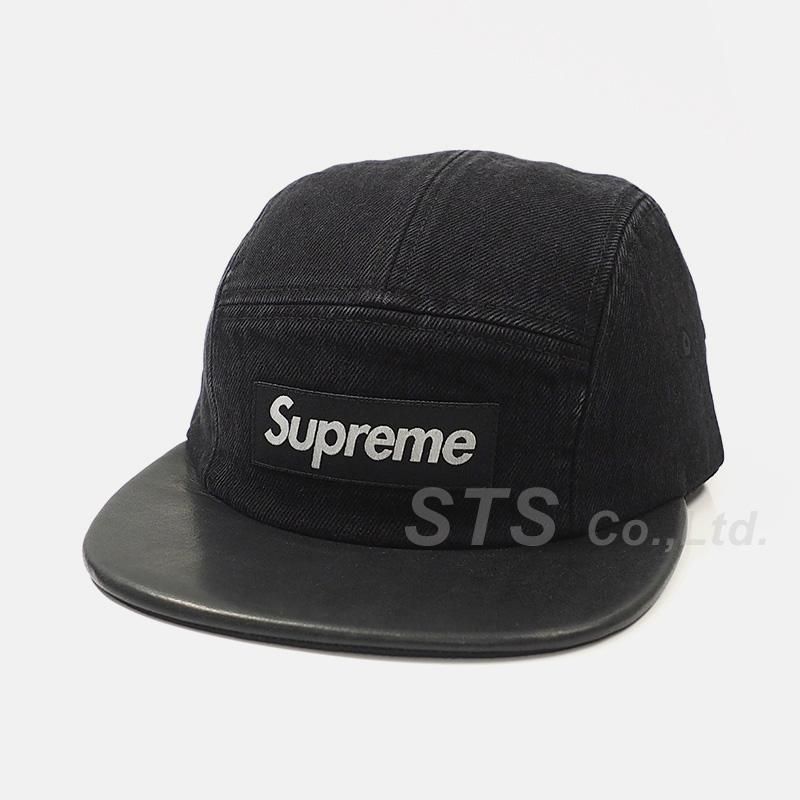 Supreme - Denim Leather Visor Camp Cap - UG.SHAFT