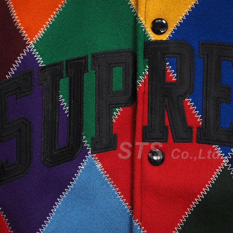 Supreme - Harlequin Wool Varsity Jacket - UG.SHAFT