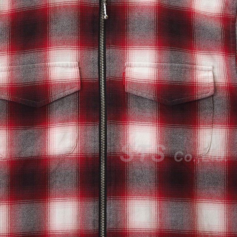 Supreme - Shadow Plaid Zip - Front Shirt - UG.SHAFT