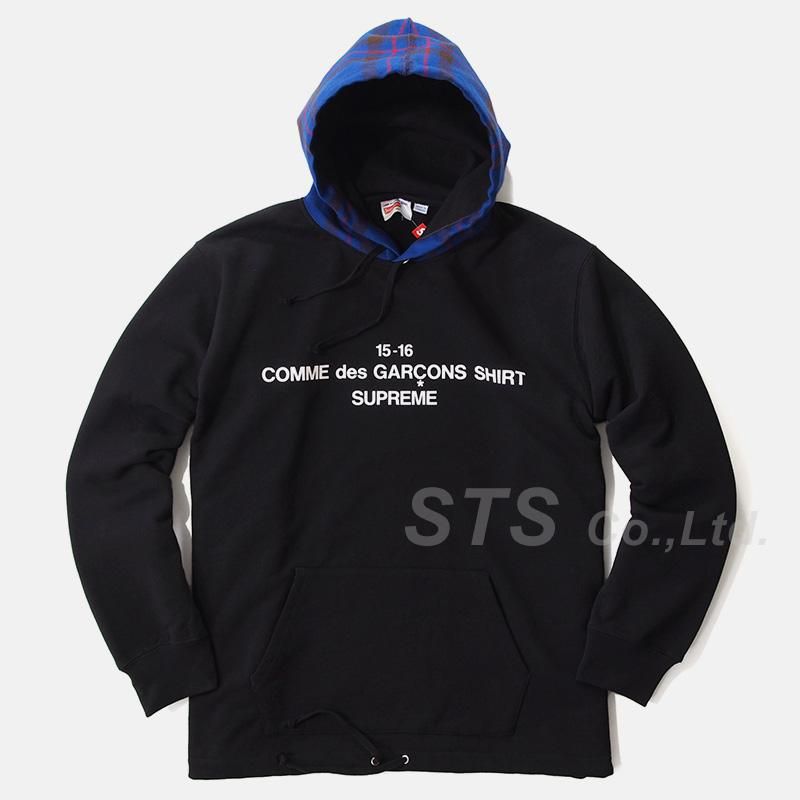 Comme de garcon x supreme clearance hoodie