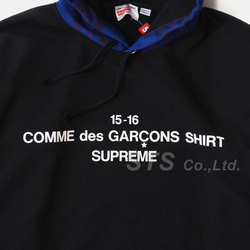 Comme Des Garcons Shirt/Supreme Hooded Sweatshirt - UG.SHAFT