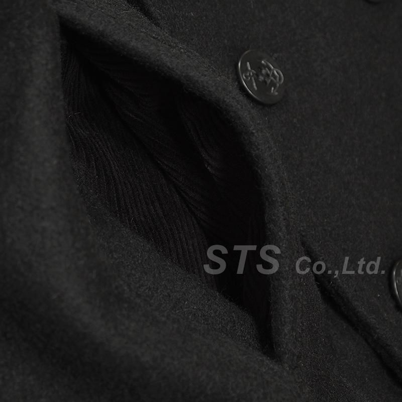 Supreme×Schott 'Peacoat'ピーコート Pコート M ショット 黒