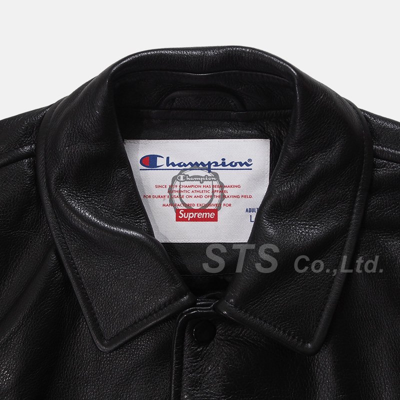 Supreme/Champion Leather Coaches Jacket - UG.SHAFT