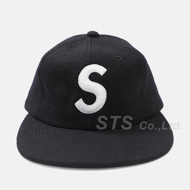 【新品・未使用】シュプリーム Wool S Logo 6-Panel 黒