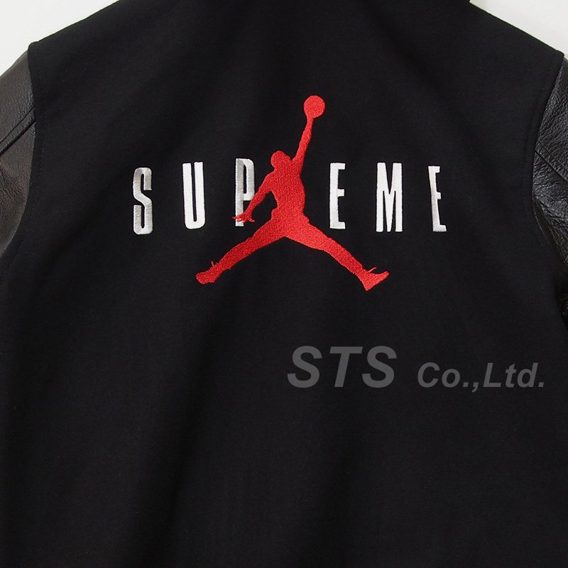 Supreme jordan hotsell varsity jacket