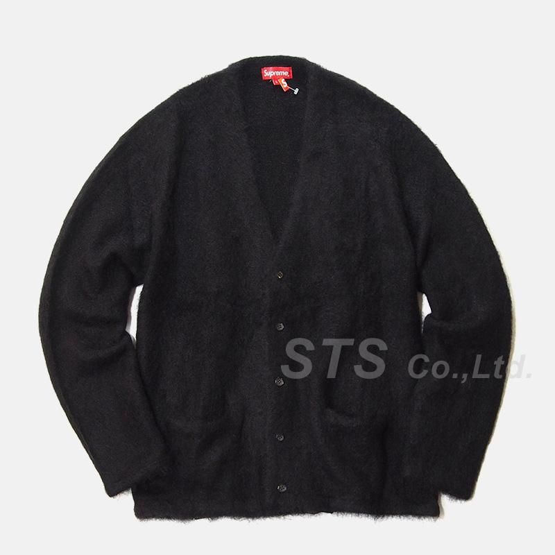 Supreme Mohair Cardigan Black XL-eastgate.mk