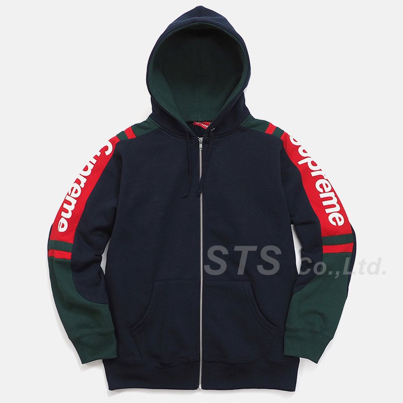 supreme hooded track zip up