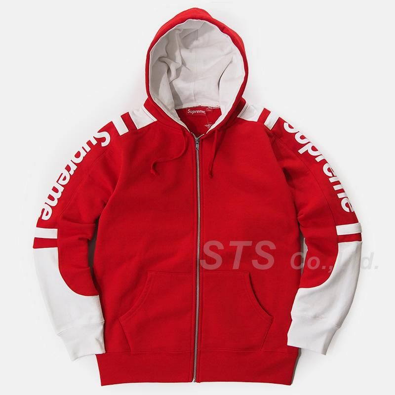 Supreme Hoodie Track Zip-Up Sweat