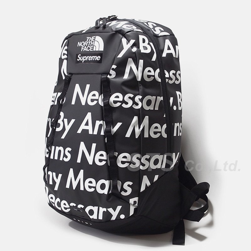 シュプリーム × ザ ノースフェイス Base Camp Backpack 黒色
