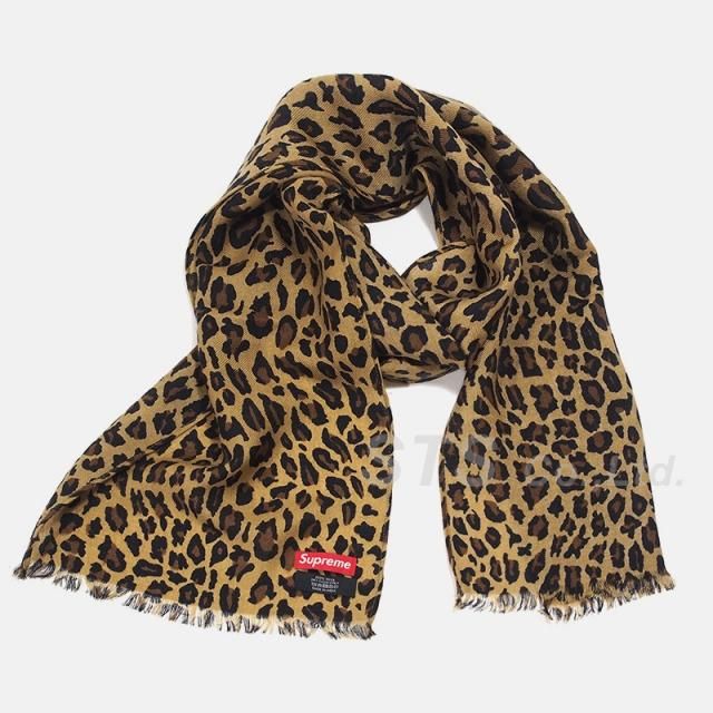 Supreme - Leopard Scarf