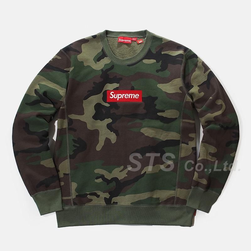 15FW supreme box logoトレーナー 迷彩 camo サイズL | labiela.com