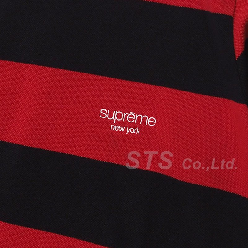 Supreme - Striped Pique Crewneck - UG.SHAFT