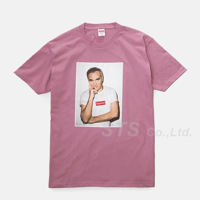 Supreme 2016SS Morrissey Tee シュプリーム モリッシーTシャツ 半袖カットソー フォトプリント ネイビー サイズM 【220511】【新古品】【me04】