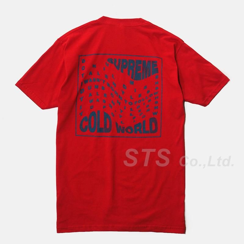 Supreme cold 2024 world tee