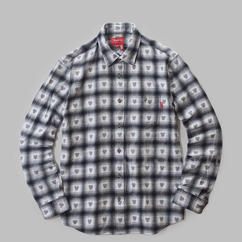 Supreme - Hearts Plaid Flannel Shirt - UG.SHAFT
