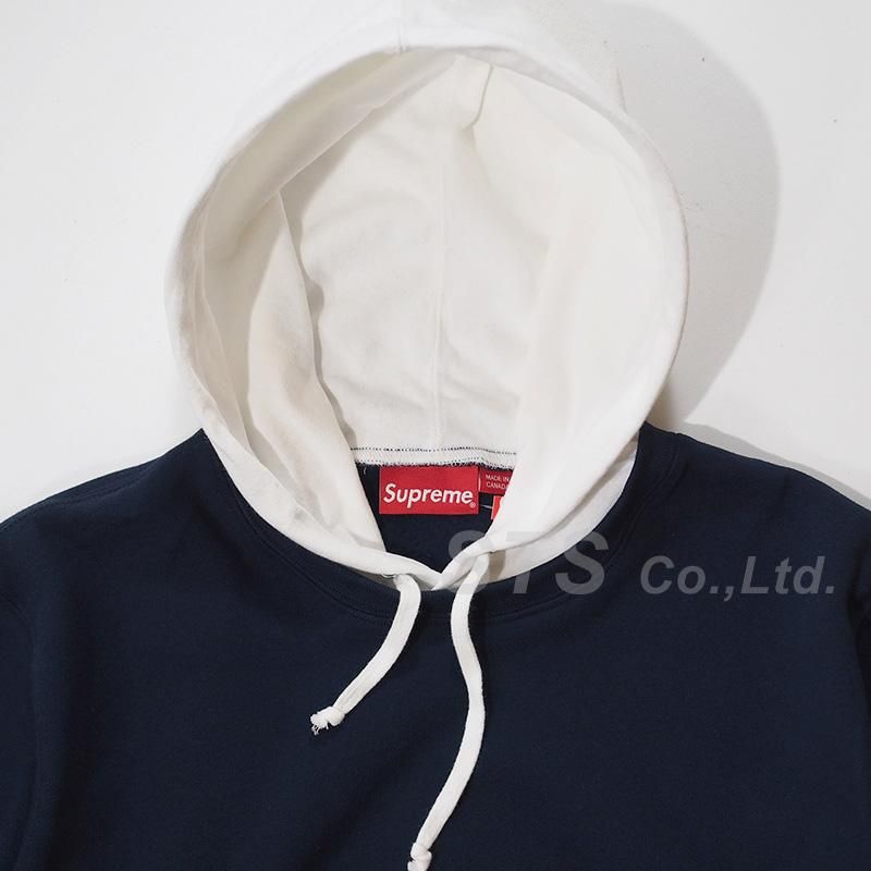 Supreme 2-tone hooded crewneck パーカー 16ss - パーカー