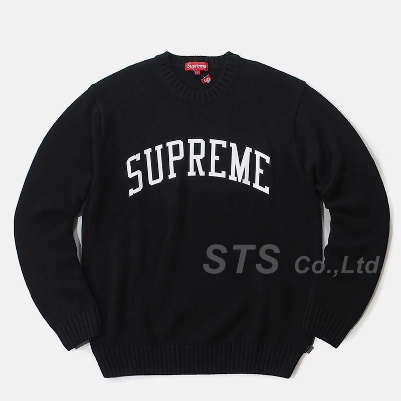 Supreme tackle twill sweater arch logo S