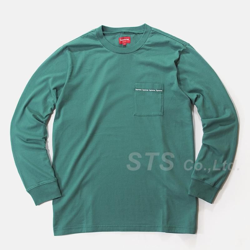 Supreme Woven Tape L/S Pocket Tee Mサイズ Supreme - Woven Tape L/S Pocket Tee - UG.SHAFT