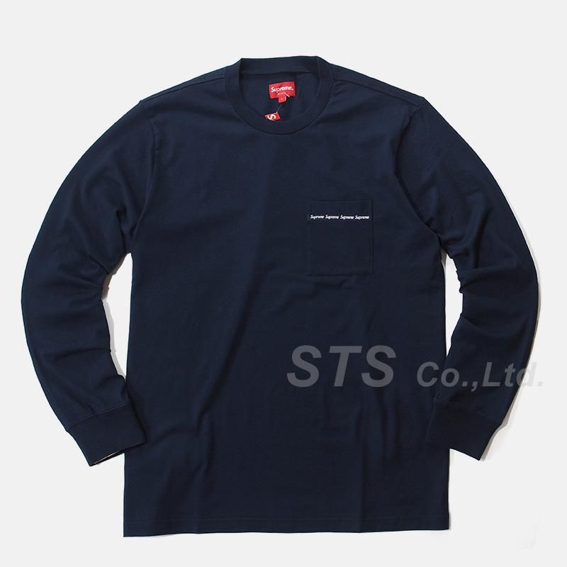 Supreme Woven Tape L/S Pocket Tee Mサイズ Supreme - Woven Tape L/S Pocket Tee - UG.SHAFT