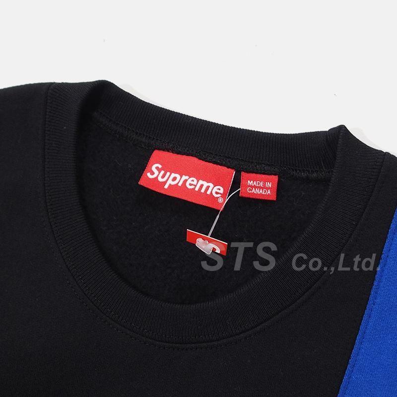 Supreme on sale panelled crewneck