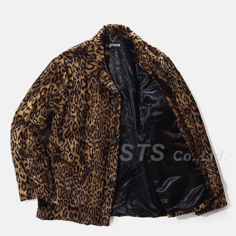 Supreme - Leopard Faux Fur Coat - UG.SHAFT