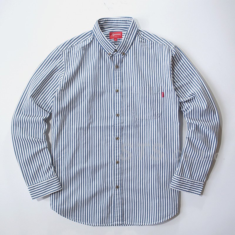 Supreme - Striped Denim Shirt - UG.SHAFT