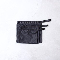 roots pouch / black - polyester