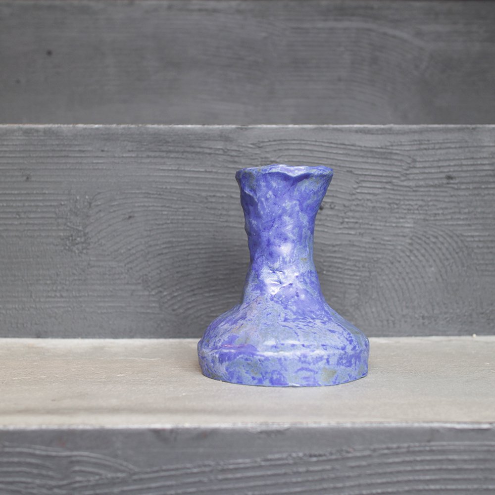 blue / flower vase