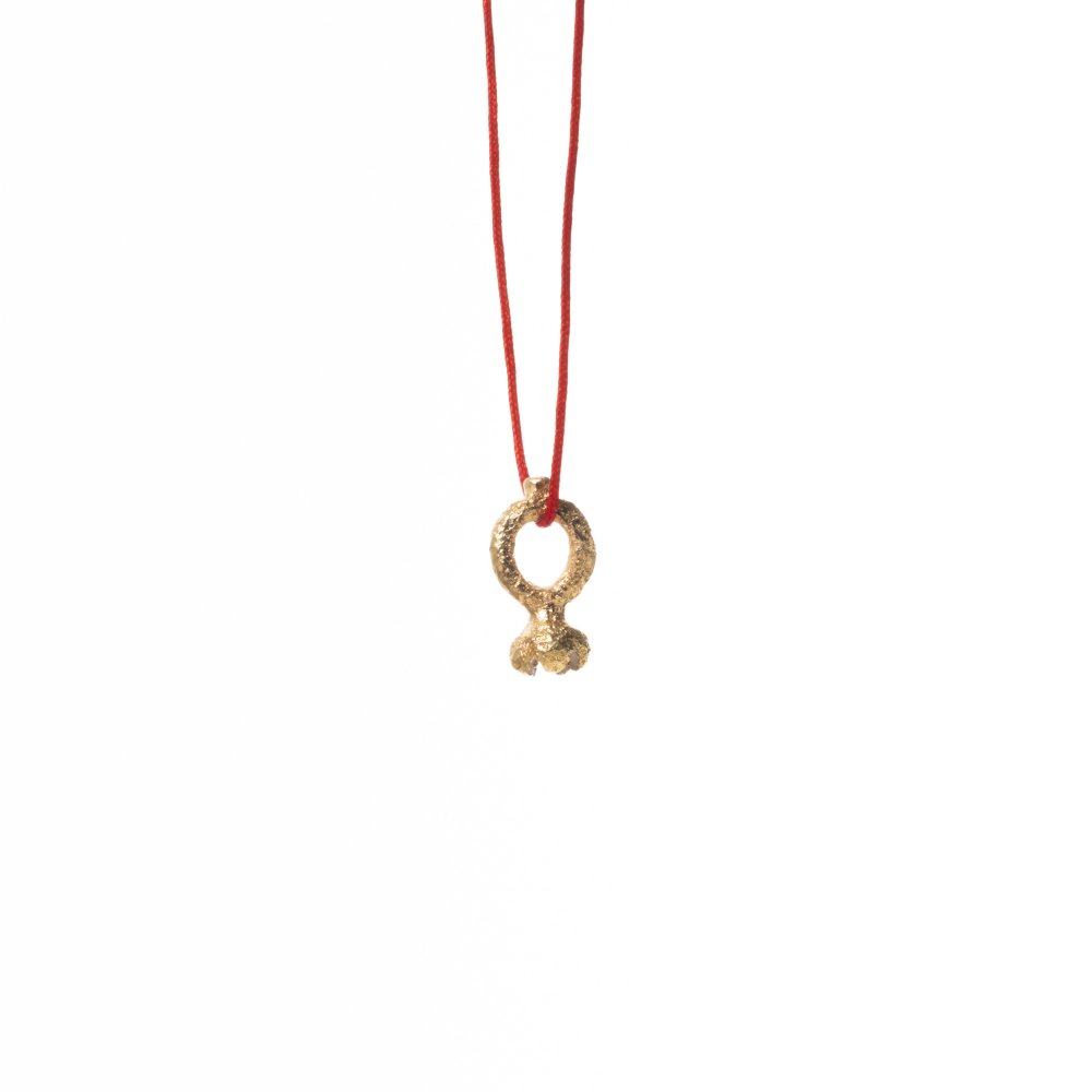 asterisk pendant / gold