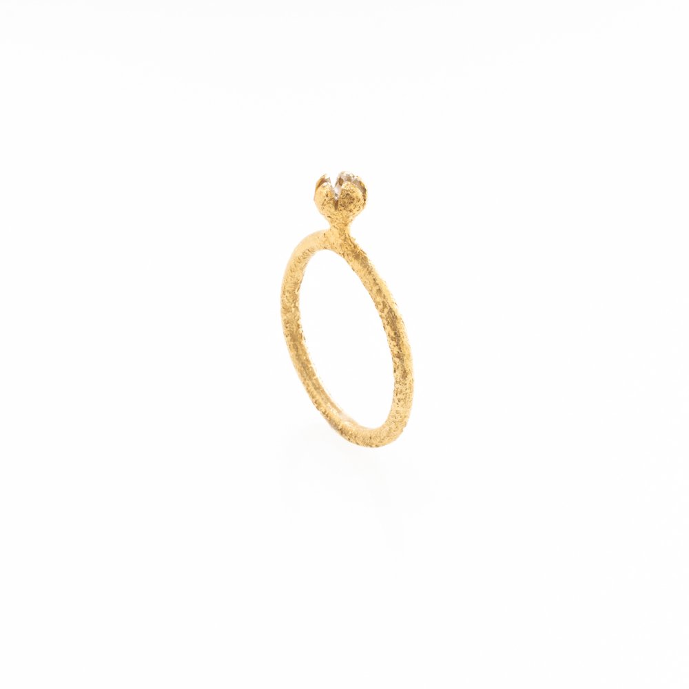 asterisk ring / gold