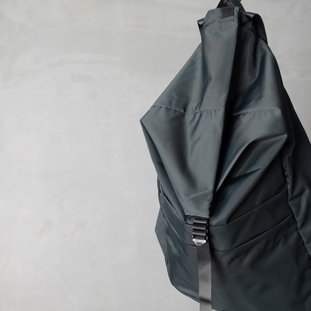 leaf spring backpack _ no.2 / moss gray - nylon twill