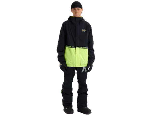 19-20 ANALOG｜アナログ BLAST CAP JACKET　カラー：True Black / High Viz -  スノーボード・ウェア｜Lead Online Shop リード オンラインショップ