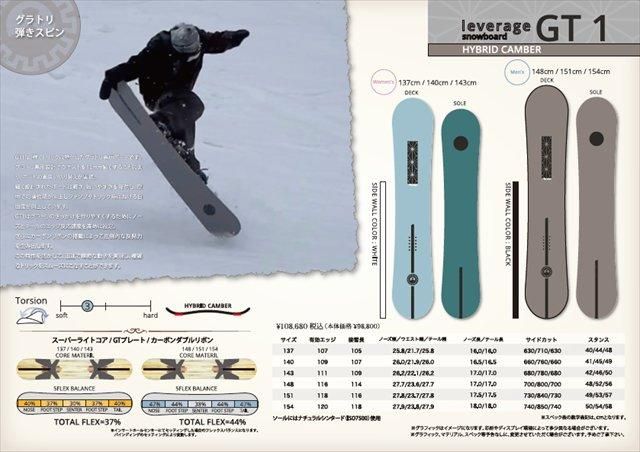 24-25 Shared Leverage Snowboard｜レバレッジ スノーボード GT1
