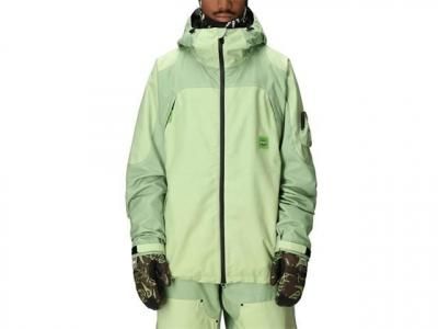 ͽʡ25-26 686ååȥå  HUF DOUBLE H SHELL JACKET colorHuf Green Colorblock