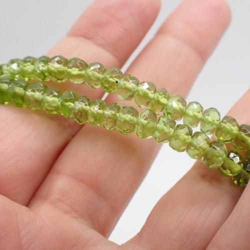 天然ペリドット 4.61ct 【爽やかミントグリーン】 美品