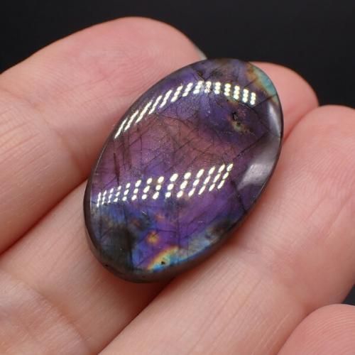 ラブラドライト　マダガスカル産 ラブラドライト ルース 27×16mm マダガスカル産 オレンジ