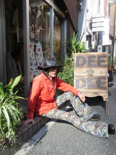 DEEDEE ジャガードベルボトム 渋谷 DEE☆DEE オリジナルベルボトム専門店 ストレッチデニム