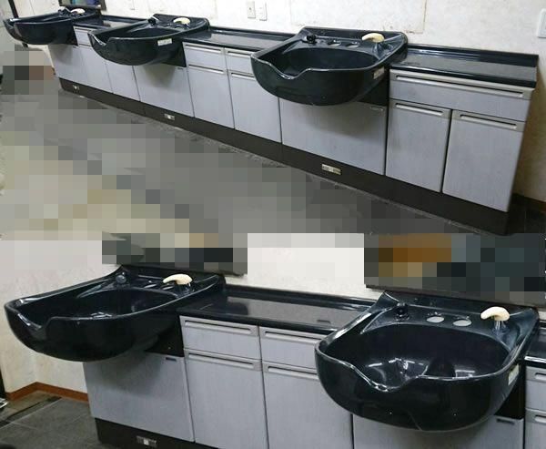 中古】タカラベルモント 『シャンベル三連式フロントシャンプー（前