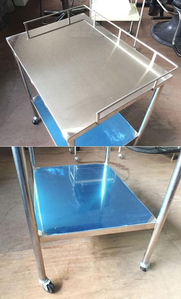 中古】『医療向けステンレスワゴン（作業台）』 買取・査定対象/SO